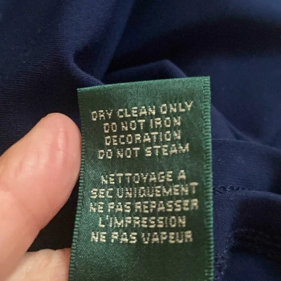 Ralph Lauren size 16 dark blue sequin dress - Picture 11 of 12